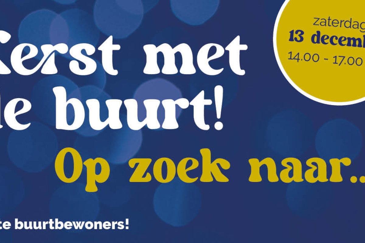Kerst met de Buurt - 13 december 2025